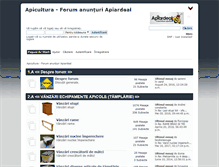 Tablet Screenshot of forum-anunturi.apiardeal.ro